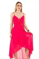 Sukienki - Morgan Damska sukienka cienka ramiączka MI długa koszula REUILLY różowa średnia T36, Cukierki, 34 - miniaturka - grafika 1