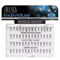 Pozostałe akcesoria do makijażu - Ardell Duralash Individual Flare Short Black kępki sztucznych rzęs 56szt - miniaturka - grafika 1