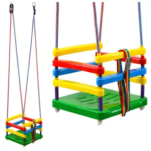 SASKA GARDEN Huśtawka plastikowa SASKA GARDEN Classic Big 1016856 - Huśtawki - miniaturka - grafika 2