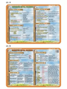 Nieprzypisany Podkładka edukacyjna Pisownia z by i $330nie$331 wyrazy pochodne rodzaje zapożyczeń VISU001 - Podkładki na biurko - miniaturka - grafika 1