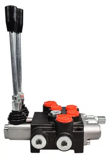 Rozdzielacz hydrauliczny PRESKO  2-sekcyjny 40l z jedną sekcją nurnikową - Akcesoria do hydrauliki siłowej - miniaturka - grafika 2