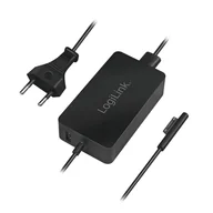 Ładowarki do telefonów - LogiLink PA0197 ładowarka do urządzeń przenośnych Laptop, Uniwersalne Czarny Prąd przemienny Wewnętrzna - miniaturka - grafika 1