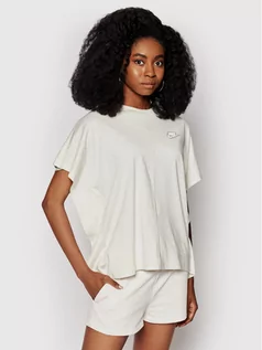 Koszulki i topy damskie - Nike T-Shirt Short-Sleeve CZ8355 Beżowy Oversize - grafika 1