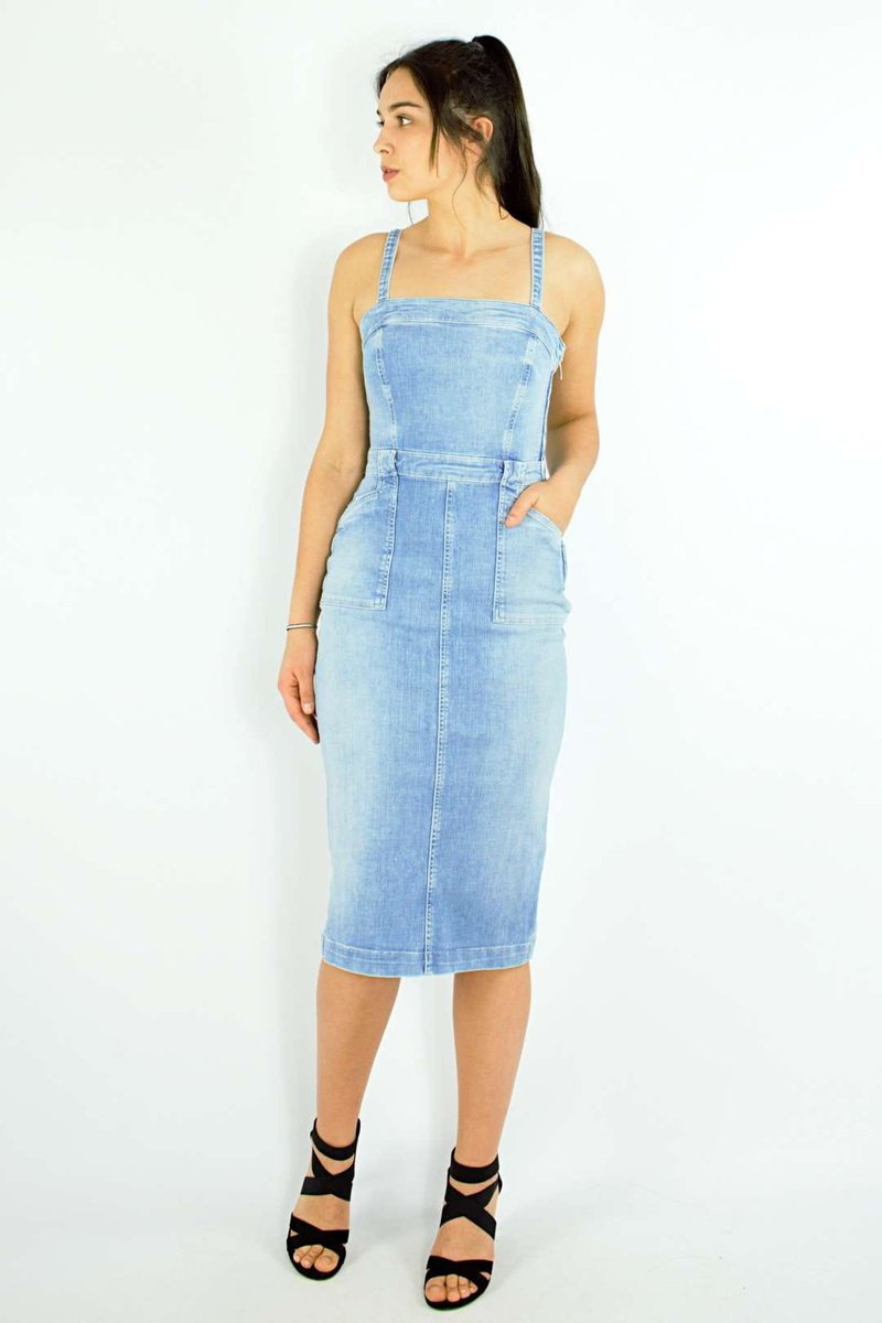 SUKIENKA DAMSKA GUESS JEANSOWA - XS