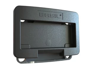 Basil KF Adapter Plate adapter zapięcia do koszy rowerowych, system Klickfix, czarny, jeden rozmiar BAS70158 - Koszyki rowerowe - miniaturka - grafika 1