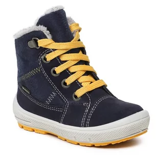 Buty dla chłopców - Śniegowce Superfit GORE-TEX 1-006318-8000 S Blue - grafika 1