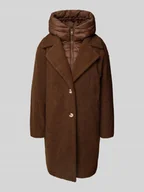 Płaszcze męskie - Płaszcz z pikowaną wstawką i zapięciem na guzik - miniaturka - grafika 1