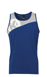 Koszulki sportowe męskie - Kempa Singlet Core 2.0 Singlet męskie niebieski Deep Blau/Dark Grau Melan M - grafika 1