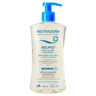 NEUTRADERM RELIPID+ Olejek do mycia ciała odbudowujący warstwę lipidową, 400ml - Kosmetyki do kąpieli - miniaturka - grafika 1