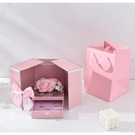 Biżuteria - akcesoria - Pudełeczko na biżuterię Wieczna Róża PDOZ20 - miniaturka - grafika 1