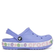 Buty dla dziewczynek - Klapki Crocs C-BAYABAND CLOG K 211302-5PY Fioletowy - miniaturka - grafika 1