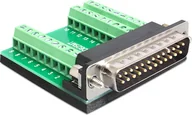 Adaptery i przejściówki - Delock ADAPTER TERMINAL BLOCK 27PIN >SERIAL M 25PIN (65318) - miniaturka - grafika 1
