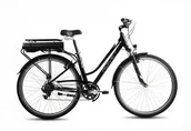 Rowery elektryczne - Romet Rower elektryczny Gazela Rm czarno-biały 18 M - miniaturka - grafika 1