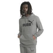 Bluzy męskie - Puma Męska Bluza Dresowa Bawełniana Z Kapturem Ess Big Logo Hoodie Gray 586688 03 L - miniaturka - grafika 1