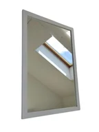 Lustra - Lustro prostokątne z serii HIT Erama 40 x 80 cm w ramie białej 1szt. - miniaturka - grafika 1