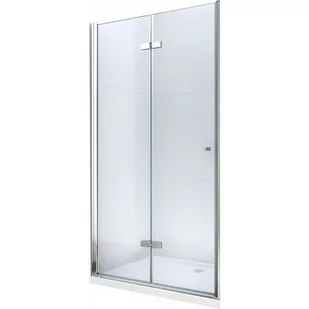 Mexen MEXEN LIMA DRZWI PRYSZNICOWE SKŁADANE 110 CM SZKŁO 6 MM 856-110-000-01-00 - Ścianki i drzwi prysznicowe - miniaturka - grafika 1