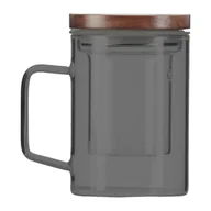 Herbata - Szklanka z zaparzaczem Soho grafitowa 29361 - miniaturka - grafika 1