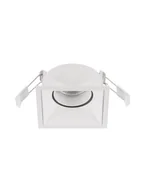 Lampy pozostałe - ACAMBAY LE61609 Lampa natynkowa kwadratowa aluminiowa biała - miniaturka - grafika 1