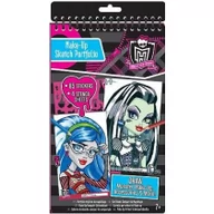 Przybory szkolne - Monster High Upiorne makijaże Mały szkicownik- - miniaturka - grafika 1