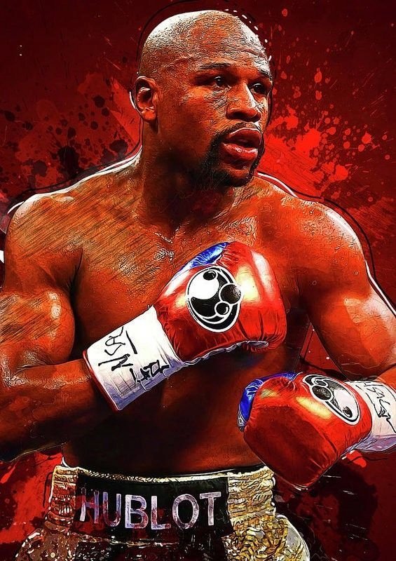 PODKŁADKA POD MYSZ Nadruk 22x18 cm Floyd Mayweather Jr. Boxer Boks Prezent