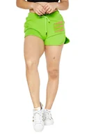 Spodenki damskie - Spodenki damskie Plein Sport zielone dresowe-L - miniaturka - grafika 1