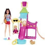 Lalki dla dziewczynek - Barbie, Pierwsza praca - Park wodny, zestaw z lalką Skipper i akcesoriami - miniaturka - grafika 1