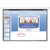 Ekrany projekcyjne - Ekran projekcyjny manualny 1800 x 1800 mm - miniaturka - grafika 1