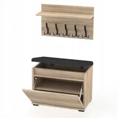 Szafki na buty - Szafka na buty z wieszakiem 60x30WP60 N1D1 Sonoma - miniaturka - grafika 1