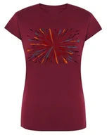 Koszulki i topy damskie - T-Shirt damski kolorowy nadruk Abstrakcja r.S - miniaturka - grafika 1