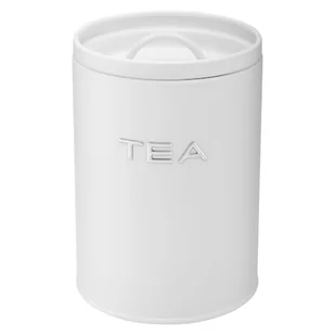 Pojemnik metalowy ALEX TEA biały - Pojemniki kuchenne - miniaturka - grafika 1