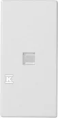 Klawisze i ramki - Kontakt Simon Kontakt_Simon Klawisz 45x22,5 łącznika zwiernego z podświetleniem czysta biel Simon Connect K113/9 - miniaturka - grafika 1
