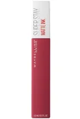 Szminki - Maybelline New York Super Stay, szminka w płynie Ruler, 5ml, - miniaturka - grafika 1