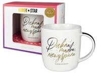 Kubki - Kubek Star 2 - Piękna i mądra - kubek - miniaturka - grafika 1