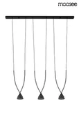 Lampy sufitowe - Lampa wisząca MOOSEE  ATLAS 3 czarna - miniaturka - grafika 1