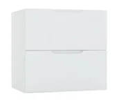 Szafki łazienkowe - Jasnoszara szafka łazienkowa z szufladami 60 cm połysk C8-C93 - miniaturka - grafika 1