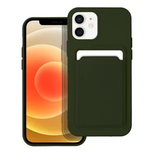 OEM Futerał Card Case Do Iphone 12 / 12 Pro Zielony - Etui i futerały do telefonów - miniaturka - grafika 1