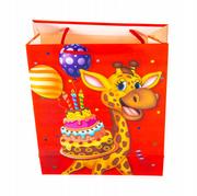 Opakowania i torebki na prezenty - Urodzinowa Torba Prezentowa 26X32Cm Różne Kolory - miniaturka - grafika 1