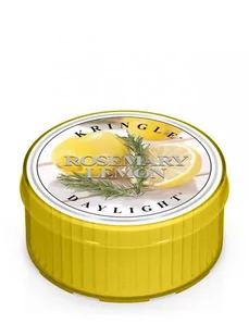 Kringle Candle Świeczka zapachowa Rosemary Lemon Daylight Candle 35 g - Świece - miniaturka - grafika 1