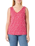 Koszulki i topy damskie - ICHI Damska koszulka IHLISA TO7 na ramiączkach/Cami Shirt, 201908/Raspberry Wine Flower, L, 201908/Raspberry Wine Flower, L - miniaturka - grafika 1