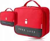 Apteczki i materiały opatrunkowe - Medyczna Apteczka Organizer duża na leki podróżna - miniaturka - grafika 1