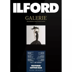 Ilford Galerie Textured Cotton Rag 310g A3+ 25 arkuszy - Wyposażenie ciemni fotograficznej - miniaturka - grafika 1