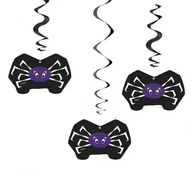 Halloween - Unique Świderki wiszące "Halloween pająki", UNIQUE, 65 cm, 3 szt. U46462 - miniaturka - grafika 1