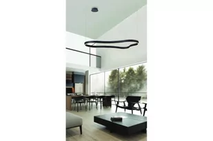 Lampa wisząca nad stół Mirabella AZ5093 LED 60W czarna - Lampy sufitowe - miniaturka - grafika 1