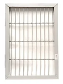 Wycieraczki - Inny WYCIERACZKA METALOWA Z RAMKĄ DO WMUROWANIA 600*400MM WYCIE S60*40 - miniaturka - grafika 1