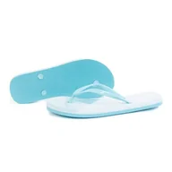 Klapki i japonki damskie - Klapki 4F W H4L21-KLD006 Jasny Niebieski niebieskie - miniaturka - grafika 1