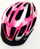 Kaski rowerowe - Kask CARRERA HURRICANE White Pink roz 58-62 - - miniaturka - grafika 1