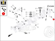 Amortyzatory - śruba amortyzatora tylnego TEDGUM 00228320 1473945 - miniaturka - grafika 1