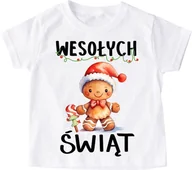 Koszulki dla dziewczynek - Koszulka na mikołajki dla dziecka mug14 - miniaturka - grafika 1