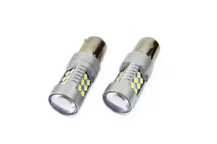 CANBUS AMiO 01445 Led 24SMD 3030 1156 (P21W) White 12V/24V 2 sztuki AMI-01445 - Żarówki samochodowe - miniaturka - grafika 1