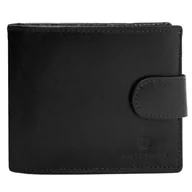 Portfele - Peterson PTN N992L-BUF-0901 BLACK portfel męski skórzany czarny - miniaturka - grafika 1